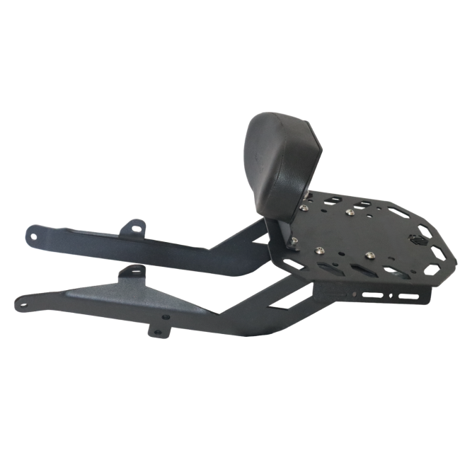 Carrier with backrest