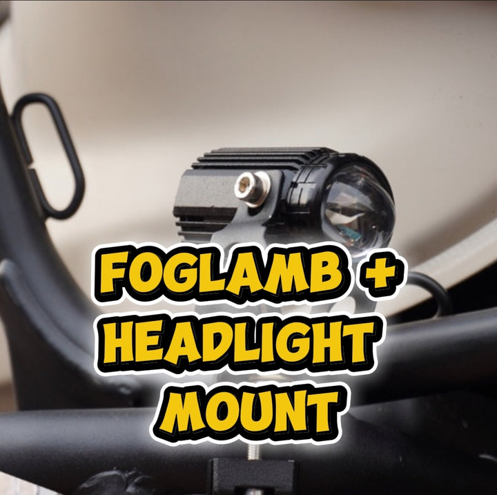Foglamb + headlight mount
