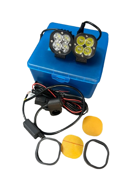 HJG 40W Foglights, universal motorcycle accessory – photo 3