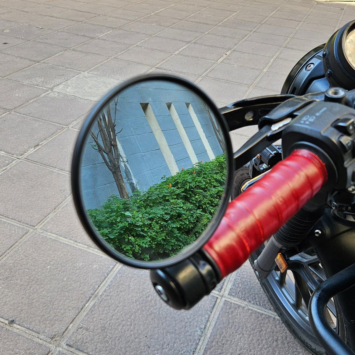 Bar End Mirrors, universal motorcycle accessory – photo 9